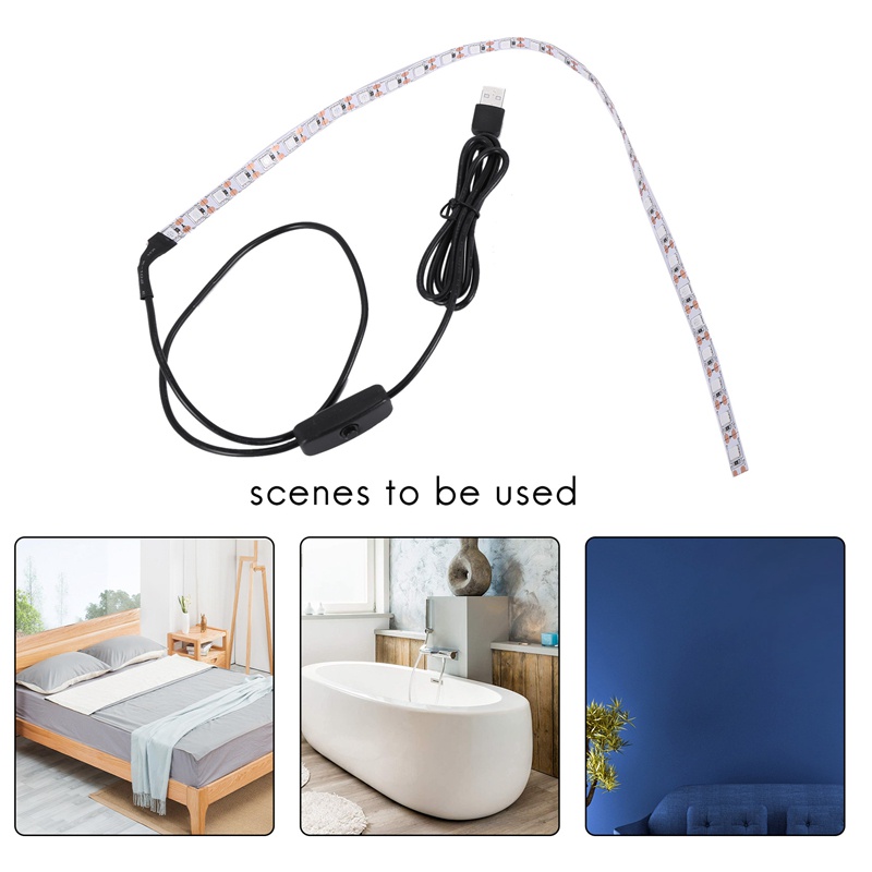 Dây Đèn LED UVC Khử Trùng 5V Có Góc Tiện Dụng