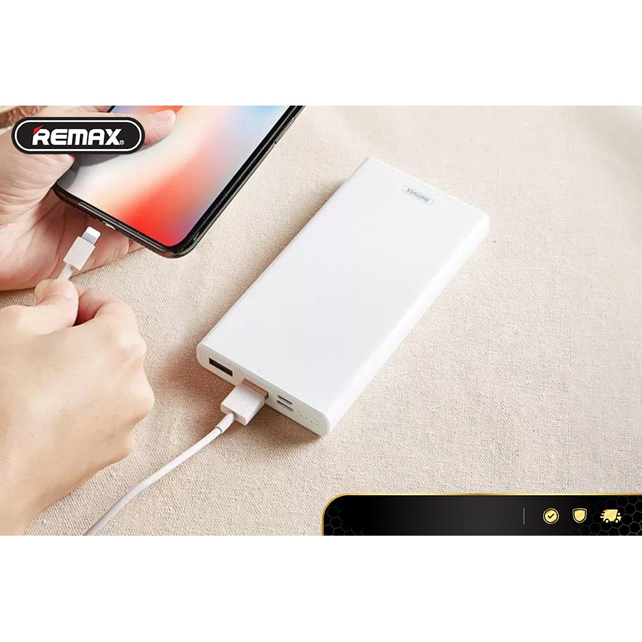 Pin sạc dự phòng Remax RPP-150 Bodi 20000mAh 2 cổng input, 2 cổng output max 2.1A