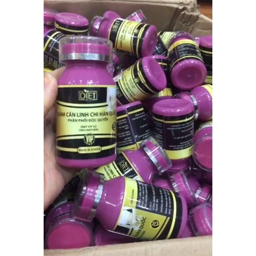 Combo 5 Hộp giảm cân Linh Chi Hàn Quốc kèm 5 detox ban đêm