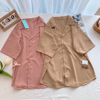 Sơ mi chiffon cổ vest