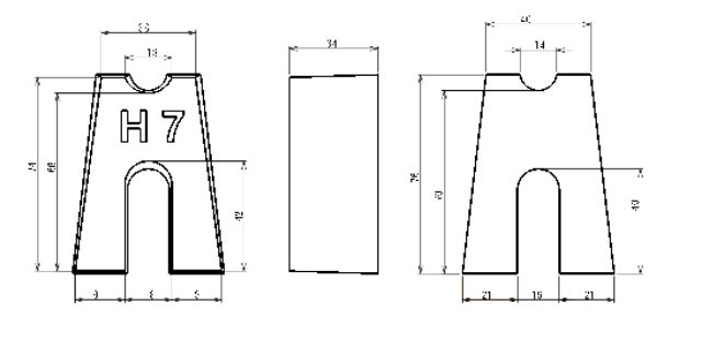 🌻⭐[UY TÍN] 🌻⭐Khuôn đúc con kế bê tông, khuôn đúc cục kê bê tông H7, kích thước 70mm