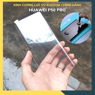 Kính cường lực huawei p50 pro uv trong suốt chống vân tay chính hãng kuzoom - phụ kiện linh huỳnh