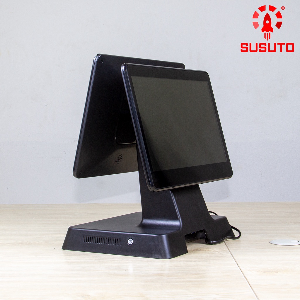 Máy POS bán hàng SC-114AS (J1900, 4G DDR RAM, 64G SSD, 14 inch, Black, 2 màn) | BigBuy360 - bigbuy360.vn