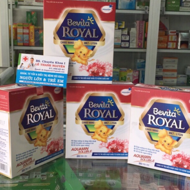 ✅(chính hãng) BEVITA ROYAL canxinanoMK7