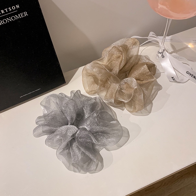 ✨✨Dây Buộc Tóc Vải Lưới Phong Cách Retro Hàn Quốc