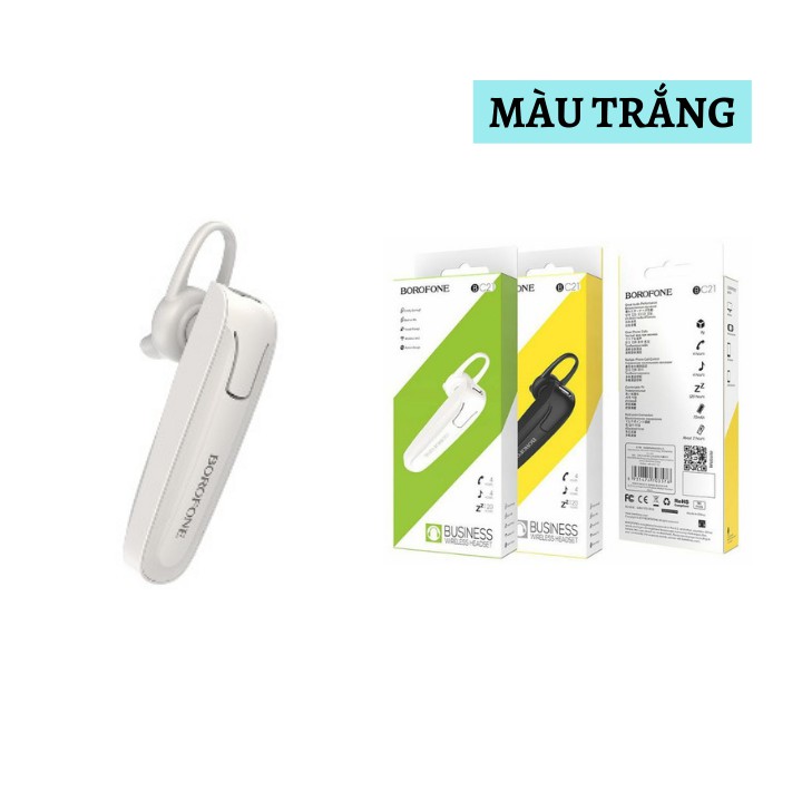 Tai Nghe Bluetooth Nhét Tai⚡️BOROFONE BC21 ✔Tiện Lợi ✔Dung Lượng Pin Trâu Nghe Nhạc Liên Tục 4 Giờ [BẢO HÀNH ĐỔI MỚI]