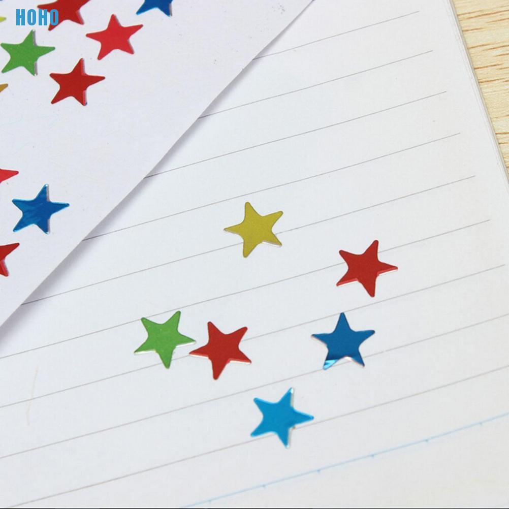 880 Miếng Dán Sticker Hình Ngôi Sao