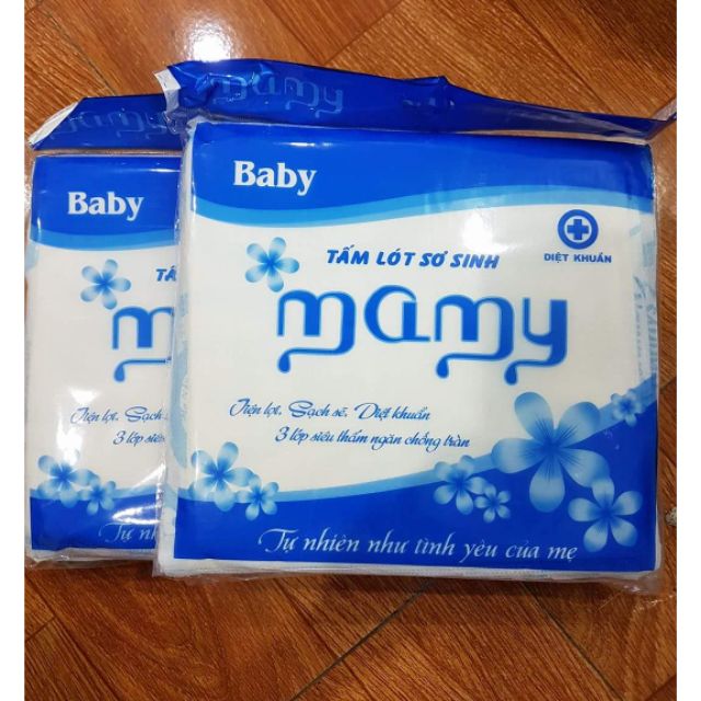 Combo 10 gói tấm lót phân su mamy