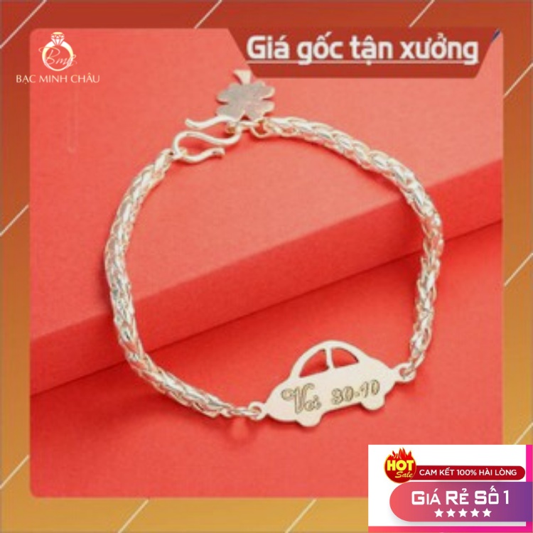 Lắc tay bạc ❤️, vòng tay bạc❤️, Miễn Phí khắc tên bé + SDT theo yêu cầu , Size tay có thể điều chỉnh theo yêu cầu,