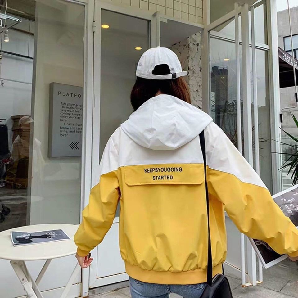 ÁO KHOÁC GIÓ NỮ, KHOÁC DÙ NỮ IN CHỮ SAU LƯNG CỰC XINH