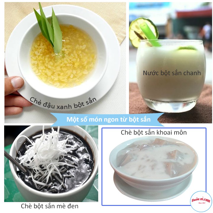 Bột Sắn Dây Miền Bắc Nguyên Chất – gói 500gr – Nông sản sạch - 00029