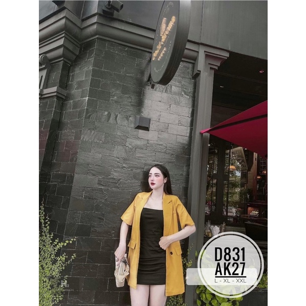 BIGSIZE Áo khoác vest AK27
