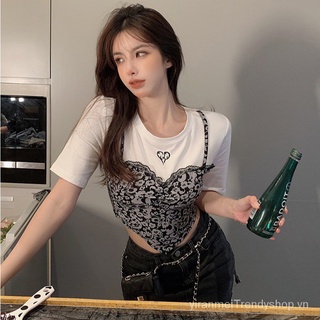 Uniquely Designed Short Sleeve Croptop For Women
