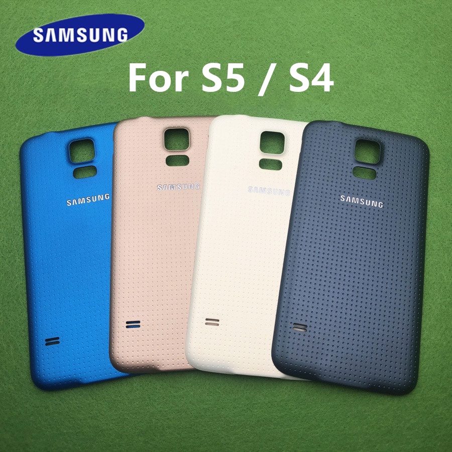 Mặt Lưng Điện Thoại Bằng Kính Thay Thế Chuyên Dụng Cho SAMSUNG Galaxy S5 G900 G900F i9600 S4 i9505 Ốp