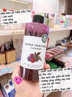 SỮA RỬA RAU CỦ THẢI ĐỘC Super Vegitoks cleanser