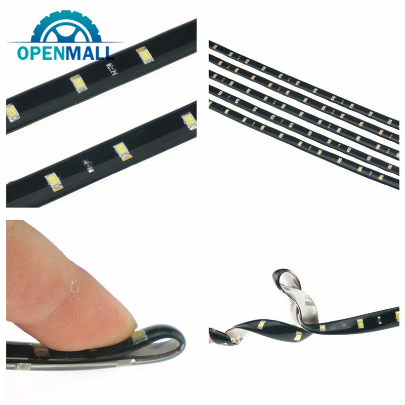 Dây đèn LED 15 bóng 30cm chống nước cho xe hơi