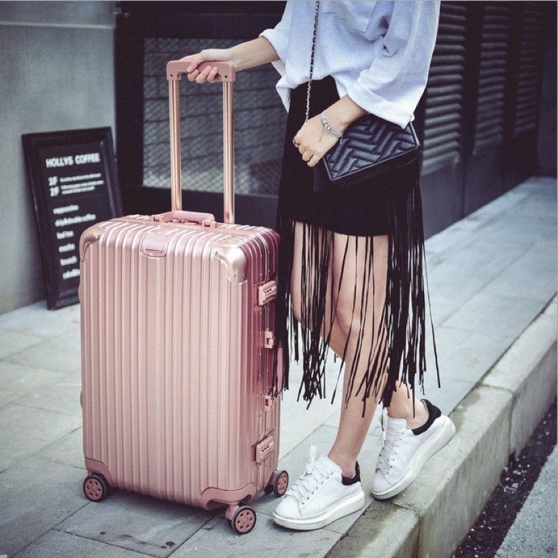 Vali Kéo Vali du lịch Khung Nhôm cao cấp chống va đập size 20/22/24/26/28