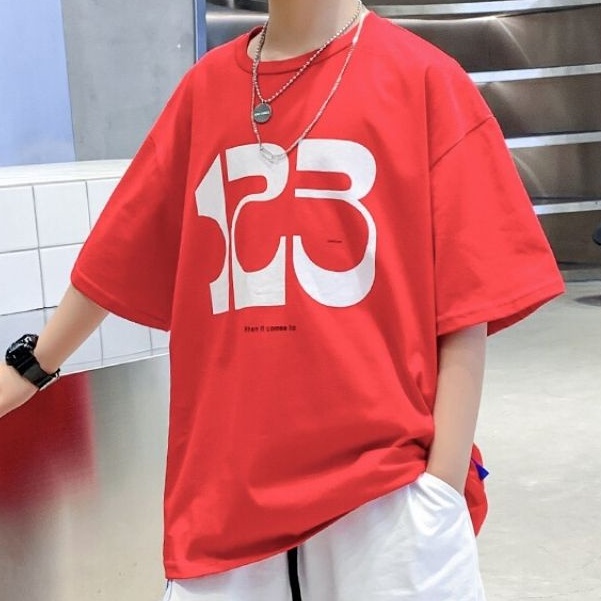 Áo thun BXPB tay ngắn cổ tròn in họa tiết thời trang mùa hè cho bé trai 3-15 tuổi tùy chọn màu sắc