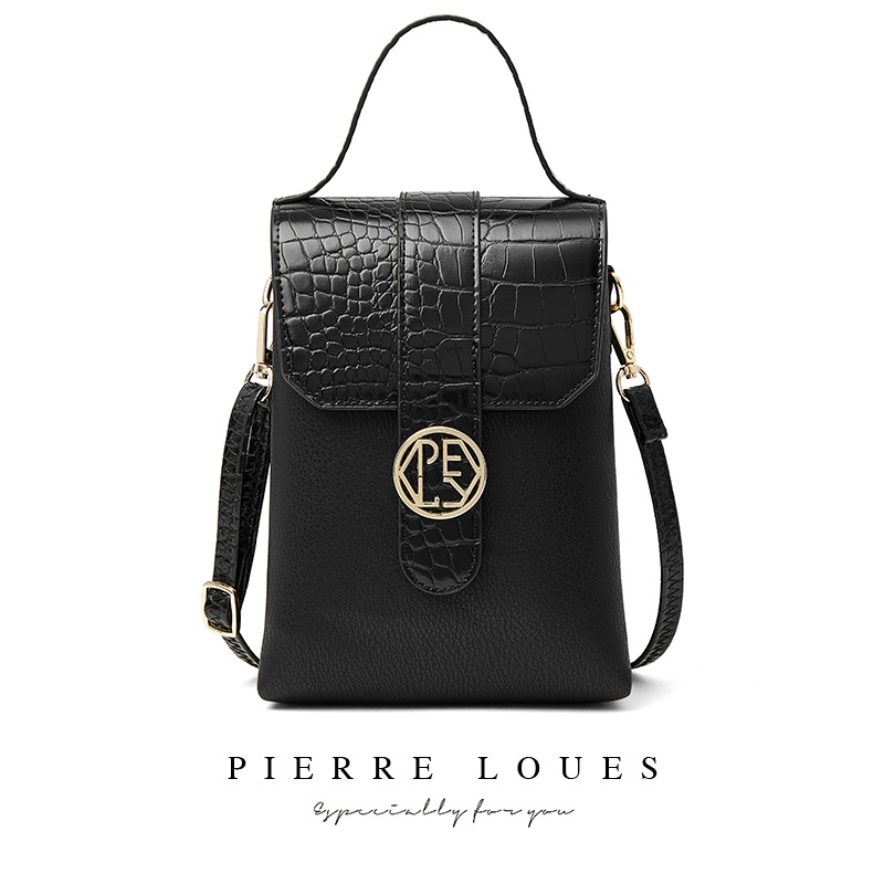 Túi da pu PIERRE LOUES đeo chéo đựng điện thoại đa năng