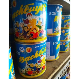 Sơn Bạch Tuyết màu vàng _ lon 500 gr