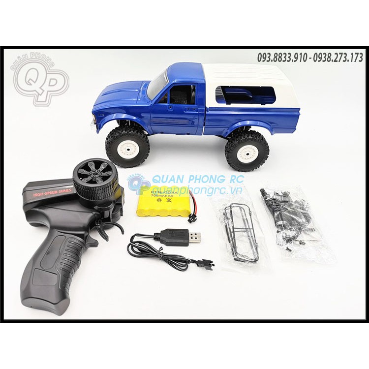 Xe điều khiển WPL C-24R WPL 1/16 RTR 4WD 2.4G Military Truck Buggy Crawler 2CH