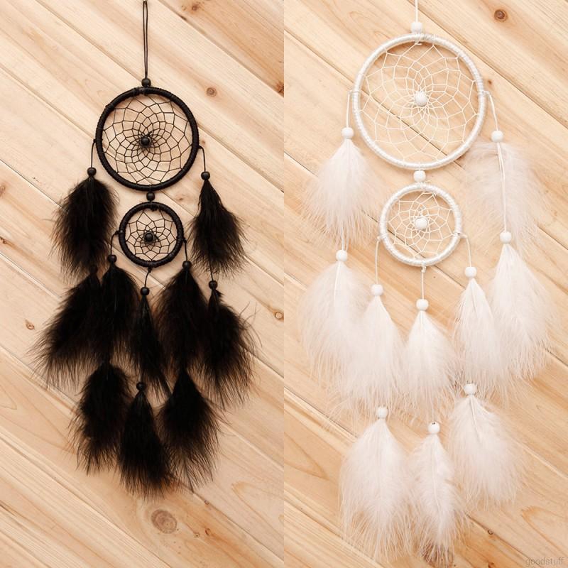 Dreamcatcher làm thủ công phối lông vũ