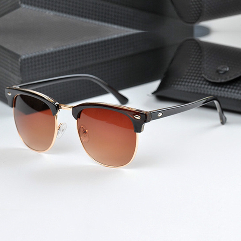 Fashion Sunglasses Rice Nail Sunglasses with case