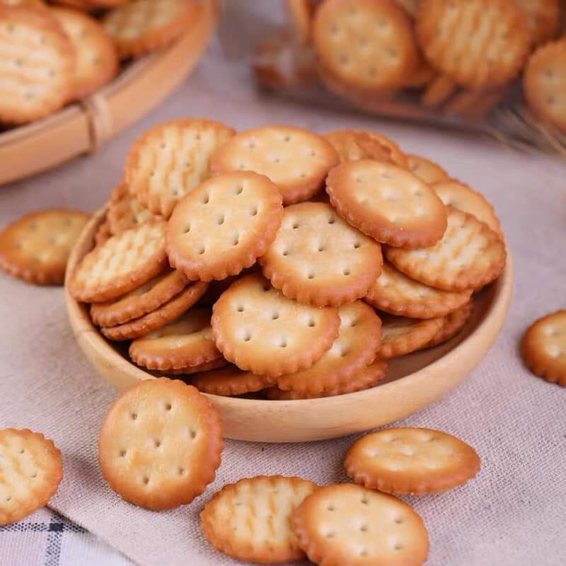 [Hàng mới về] Bánh quy TRÒN Đồng Tiền vị Mặn mặn béo béo  - Siêu Ngon