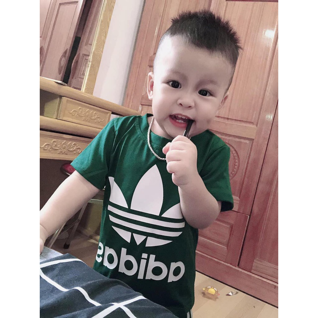 Áo thun nam nữ phông gia đình chất cotton loại 1 ADS Xanh Hot Trend 2021 JIMADO SL30