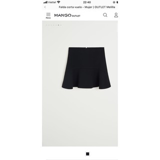 Chân váy mango auth