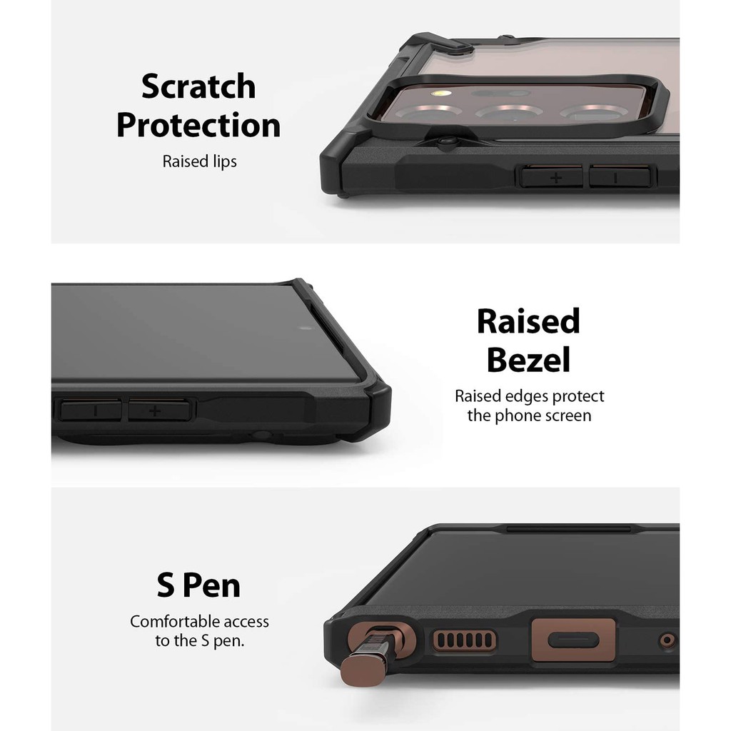 Ốp lưng Galaxy Note 20 Ultra, Galaxy Note 20 Ultra 5G Ringke Fusion X - Nhập khẩu Hàn | BigBuy360 - bigbuy360.vn