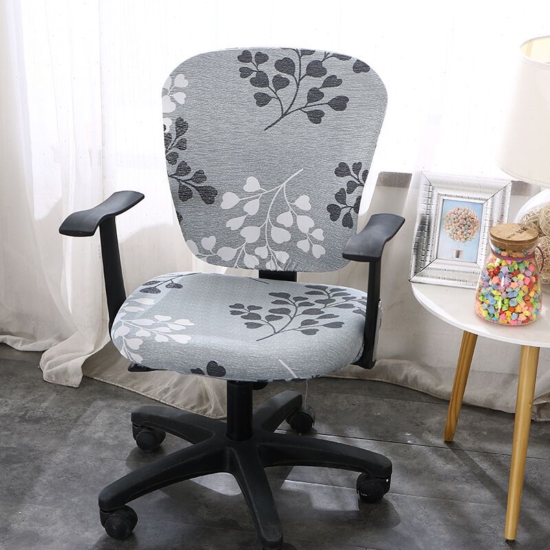 [Stock] Universal Gaming Chair Protector Washable Chair Cover,Printing Elastic Office Computer Chair Cover, Dustproof Armchair Covers