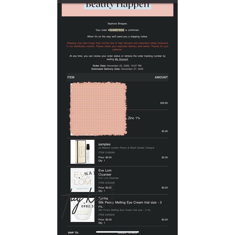 Bill Sephora / Minisize 3ml ] Kem dưỡng mắt cao cấp chống lão hoá sáng da vùng mắt Tatcha The Silk Peony | BigBuy360 - bigbuy360.vn