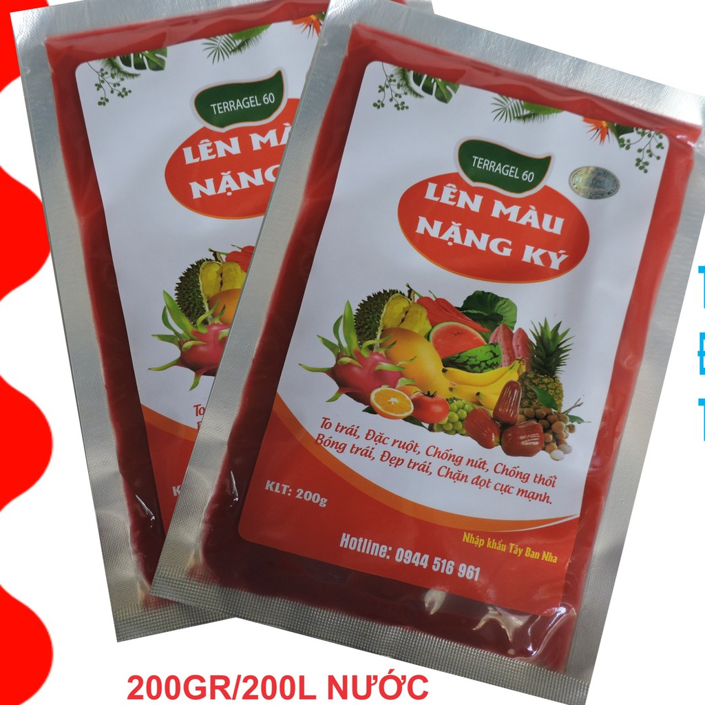 Phân Bón Lá KALI 60 Lên Màu, Nặng Ký gói 200gr