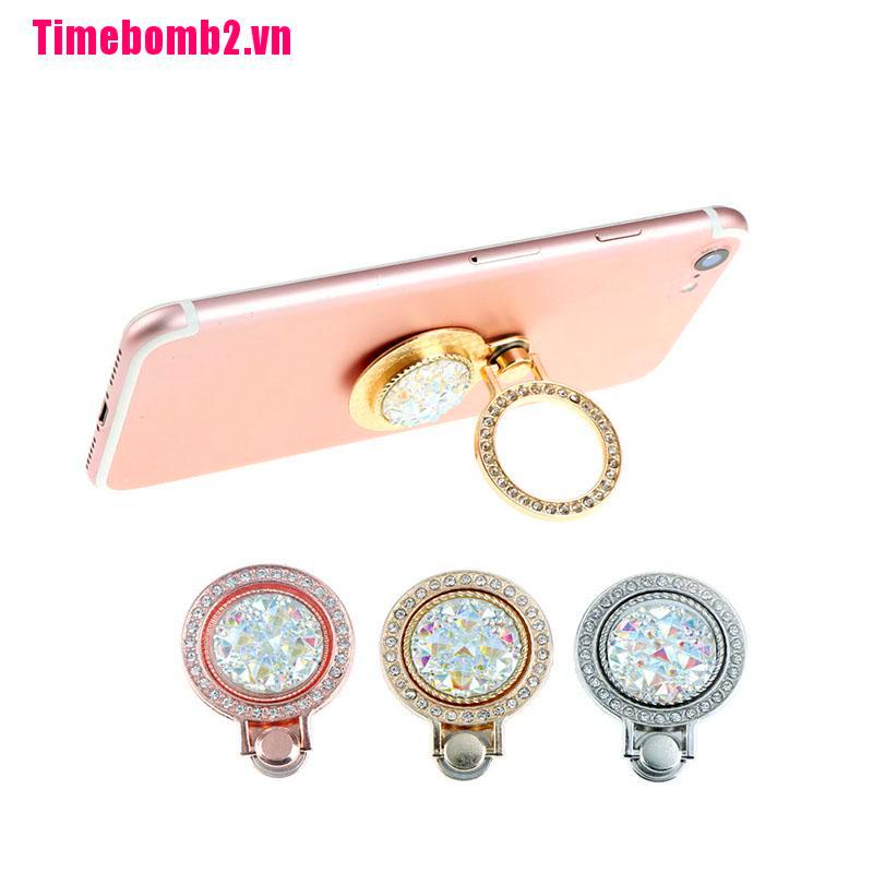 Nhẫn Giữ Điện Thoại Bằng Kim Loại Xoay 360 Độ 1 Cái