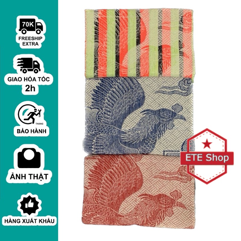 Mền, Chăn chỉ dệt con Rồng Phụng nổi tiếng siêu đẹp siêu mát 150x200cm loại dày 700g - 800g