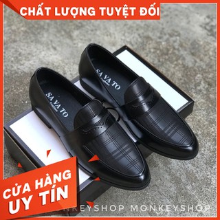 HOTGiày tây công sở nam - Giày tăng chiều cao ( Da bò 100% - Mã GTN18 )(còn hàng)