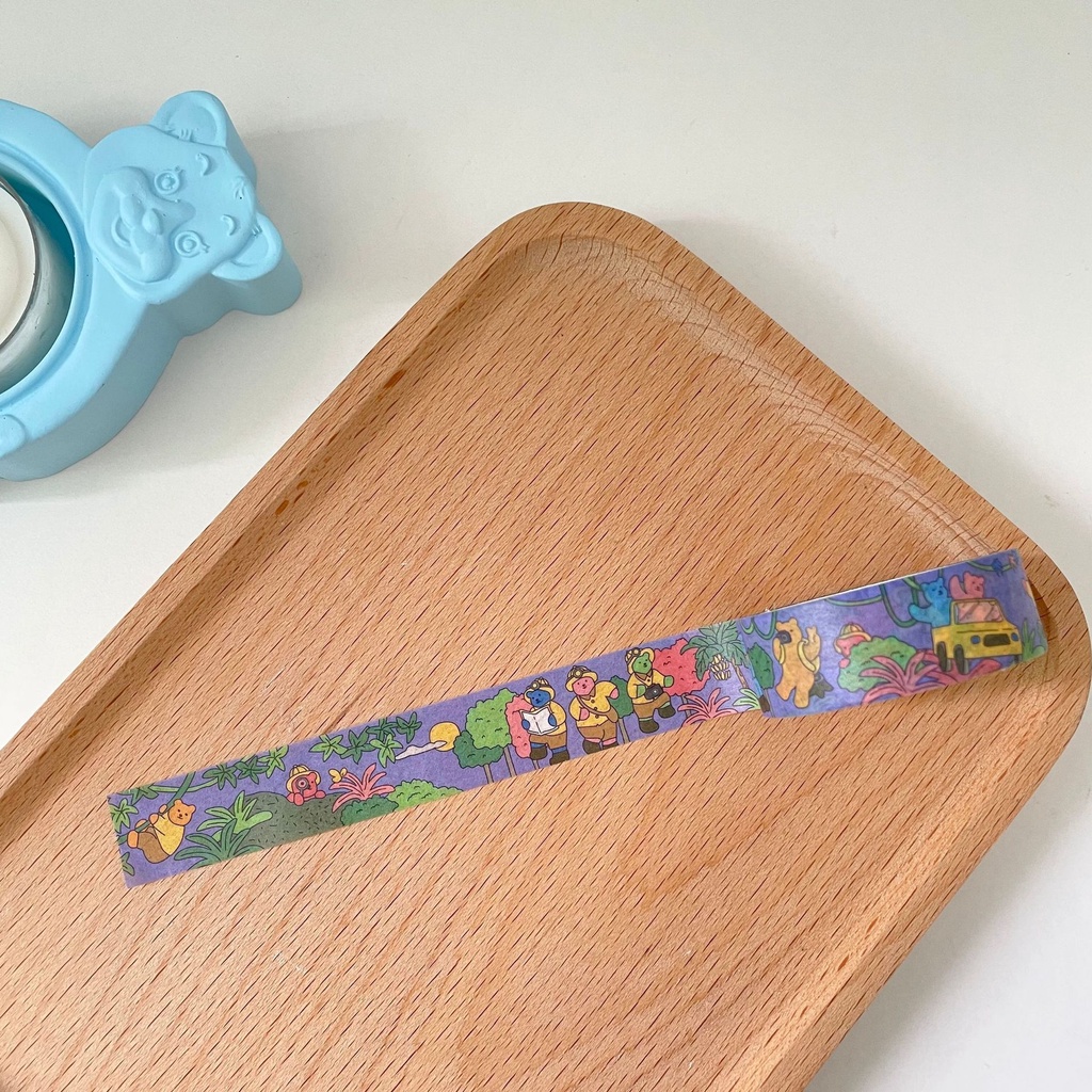 1 Cuộn Sticker Dán Tường Hình Hoạt Hình Dễ Thương