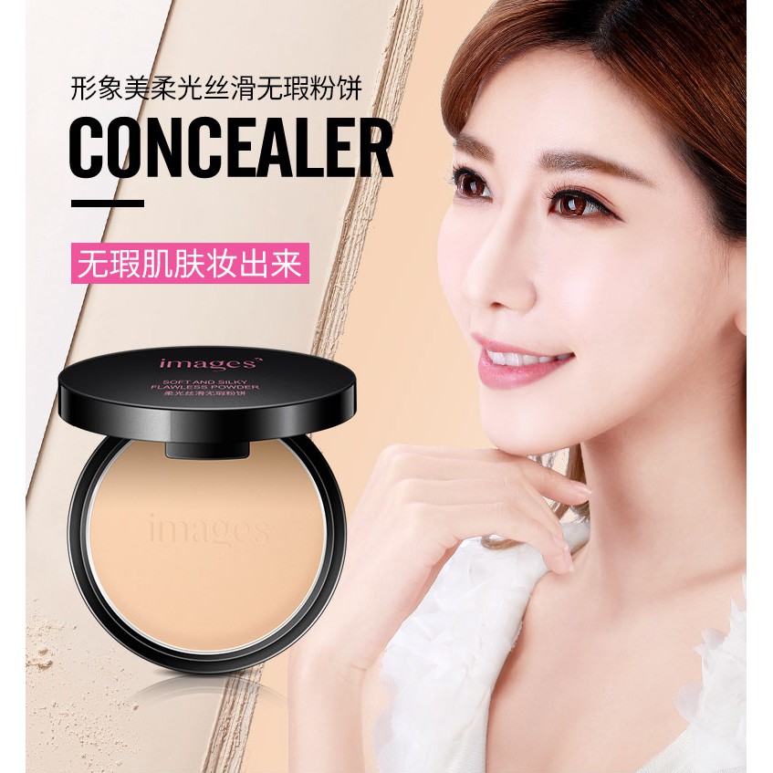 Phấn phủ siêu mịn kiềm dầu Images Soft and Silky Flawless Powder | BigBuy360 - bigbuy360.vn