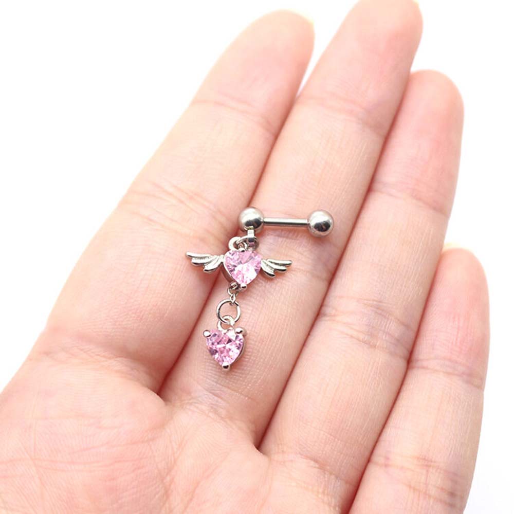 1 Khuyên Tai Hình Đôi Cánh Thiên Thần Thời Trang Âu Mỹ