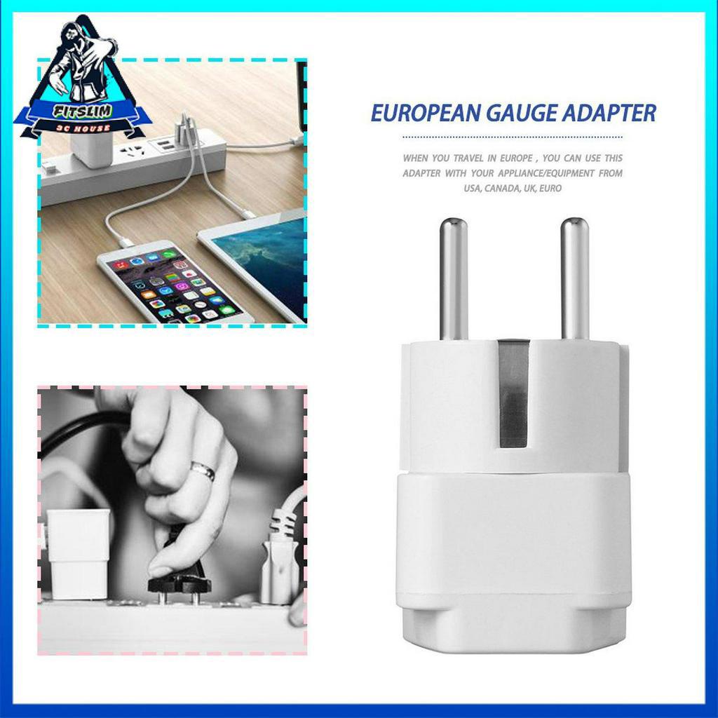 POWER Phích Cắm Chuyển Đổi Đa Năng Au Us Uk Sang Eu Ac