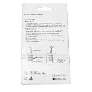 Ổ khóa số thau Solock 50mm