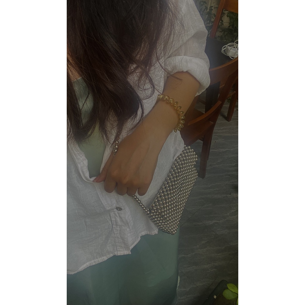 Túi hạt Splassshy Metallic Purse