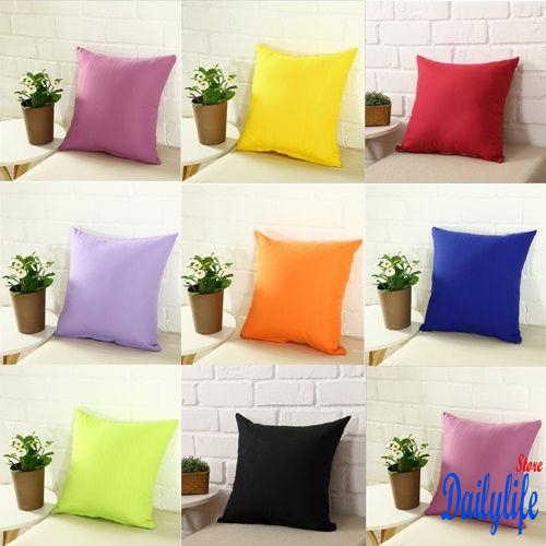 L.V-Home Decor Vintage Art Style Cotton Linen Pillow Case Sofa Throw Cushion