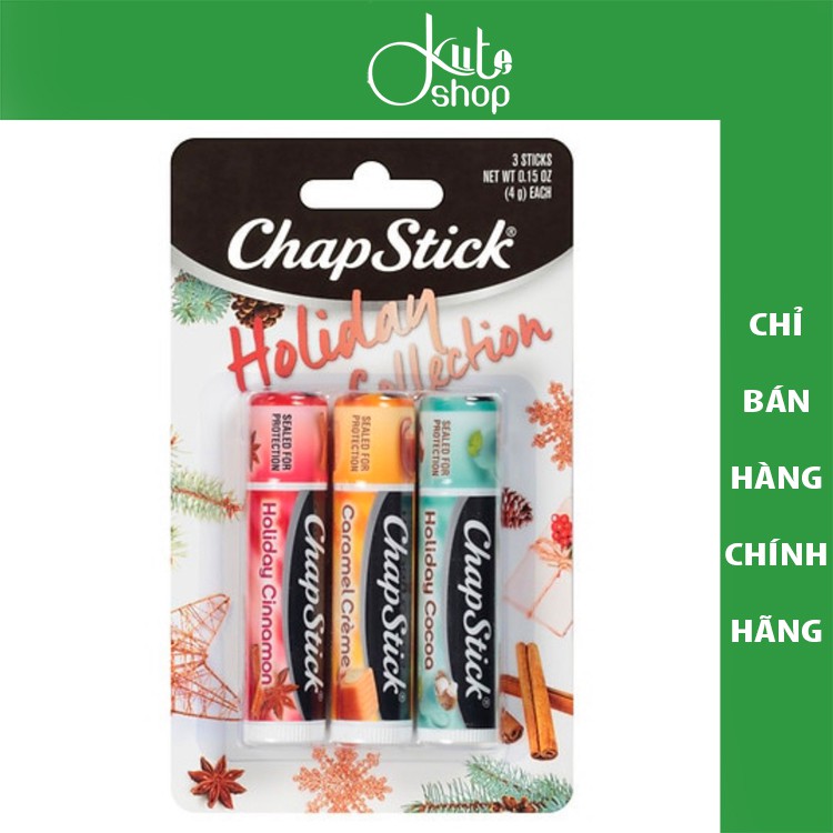Son dưỡng môi Chapstick Lip Balm USA (không màu)