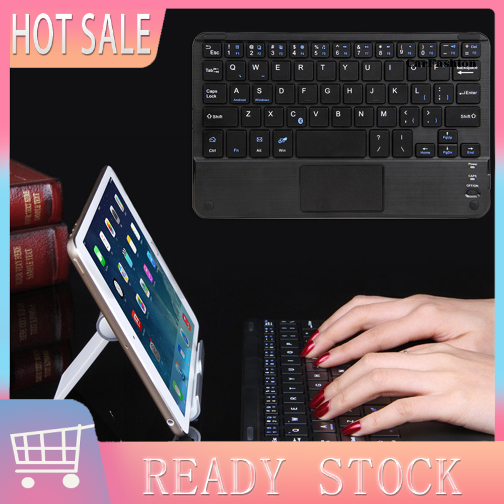 CDNP_Ultra-Slim Mini Wireless Bluetooth 59 Keys Keyboard with Touch-pad for Tablet PC