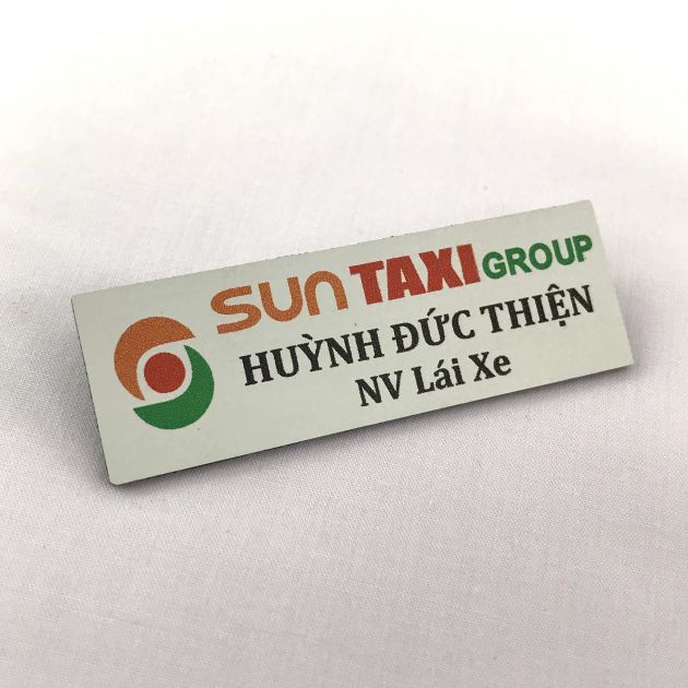 Bảng tên nhân viên in uv-  In Bạch Dương