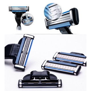 Set 4 lưỡi dao cạo râu 3 lớp cho nam gillette