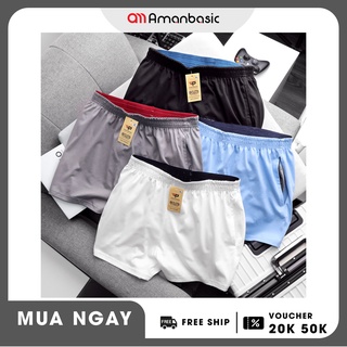Quần đùi nam, quần ngủ nam thun cotton AMQCT01.le