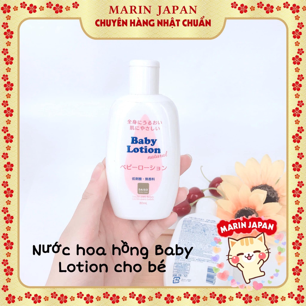 Sữa dưỡng thể cho bé Baby Lotion Natural 80ml Nội Địa Nhật Bản